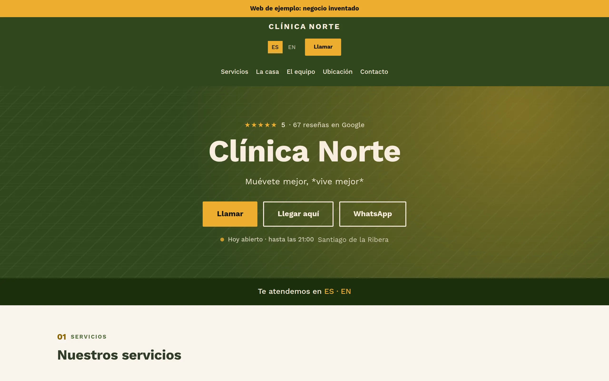 Clínica Norte: Clínica · Santiago de la Ribera